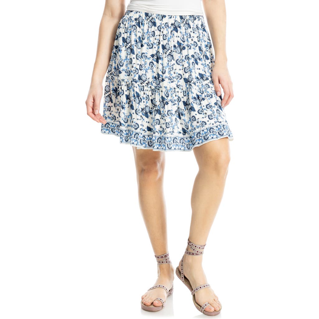 Max Studio Tiered Miniskirt
