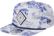 New Era Men's New Era White Detroit Tigers Printed Island Golfer Snapback Hat