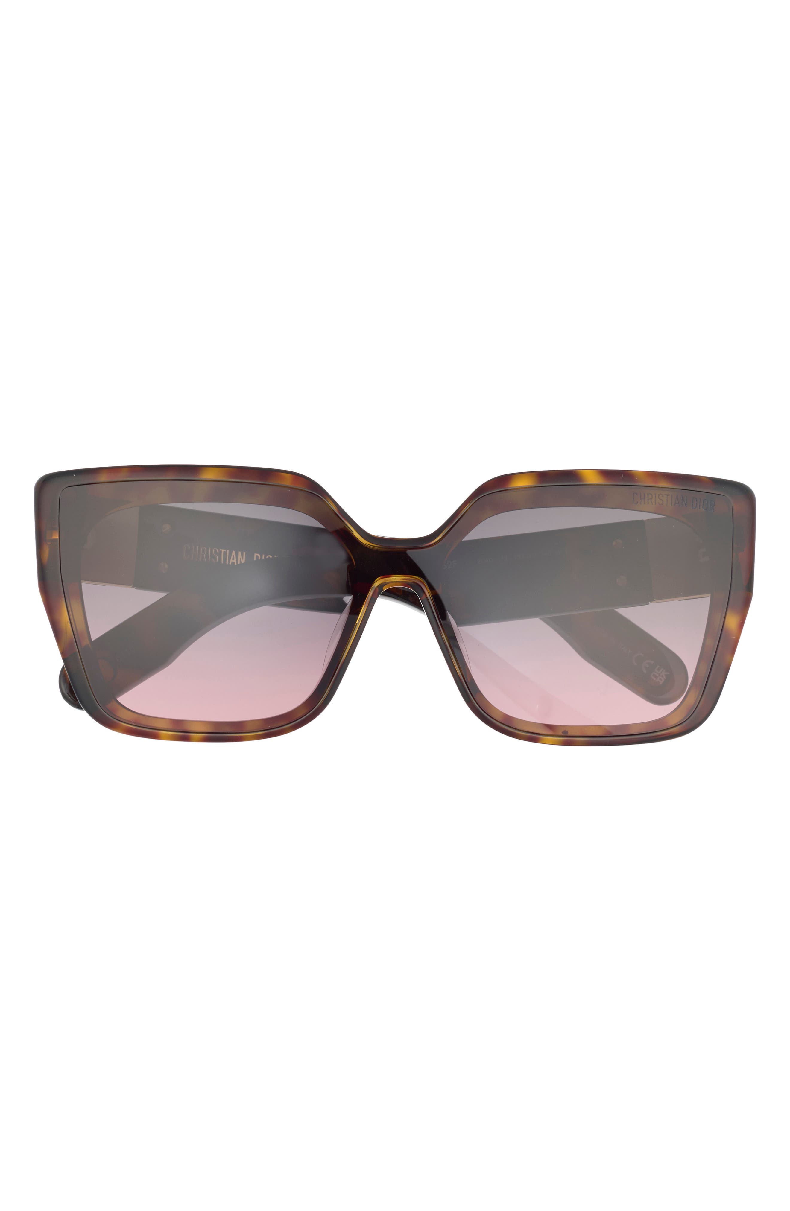 DIOR Lady 95.22 S2F 57mm Square Butterfly Sunglasses