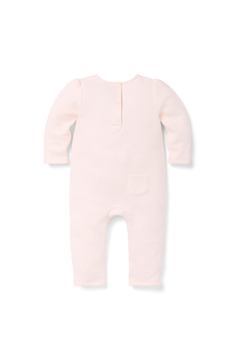 Janie and Jack Baby Floral Quilted One-Piece, Alternate, color, Pink