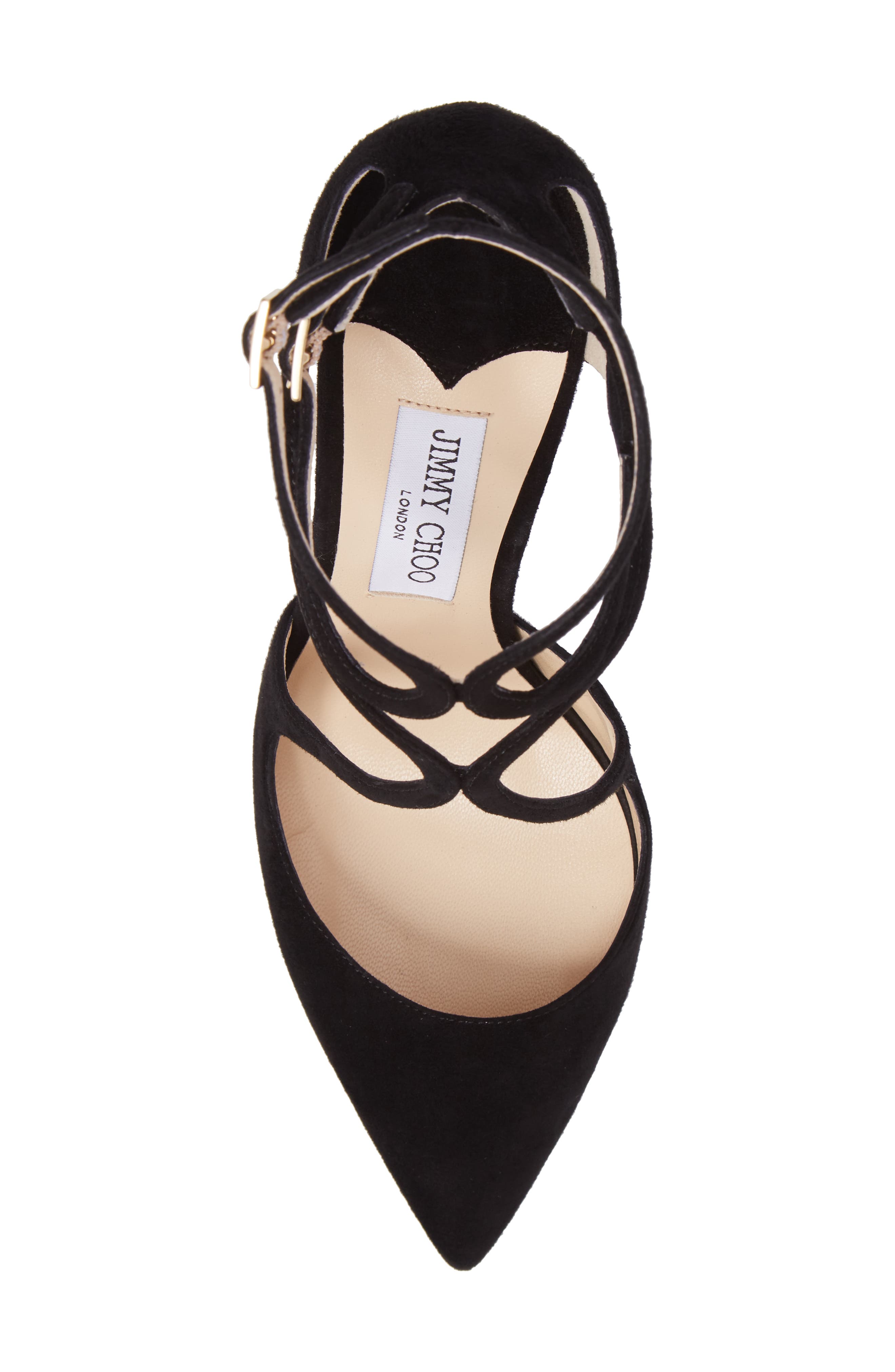 Lancer Strappy Pump, Alternate, color, BLACK