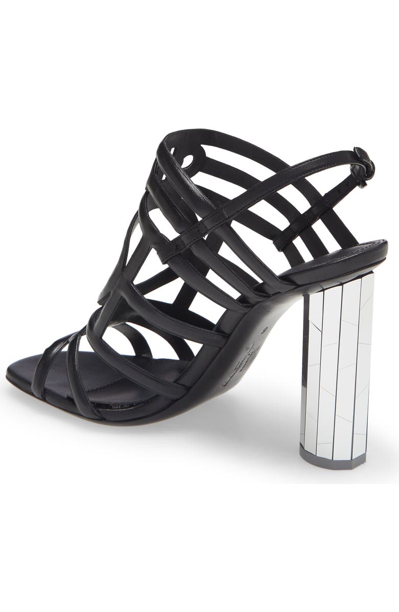 FERRAGAMO Salvatore Ferragamo Florenza Mirror Heel Sandal, Alternate, color,