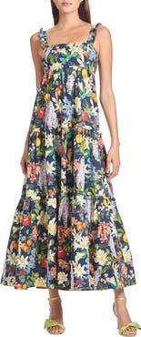 Sachin & Babi Giorno Floral Stretch Cotton Sundress