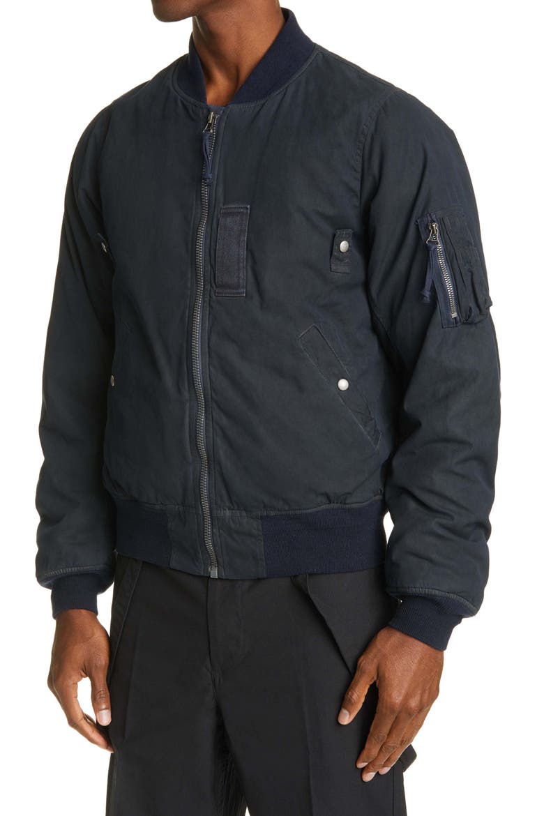 Thorson Bomber Jacket, Alternate, color, NAVY