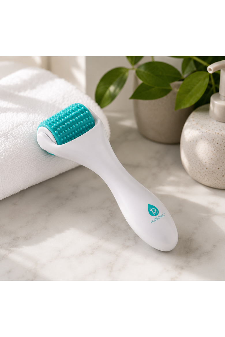 Facial Contour & Glow Roller, Alternate, color, White