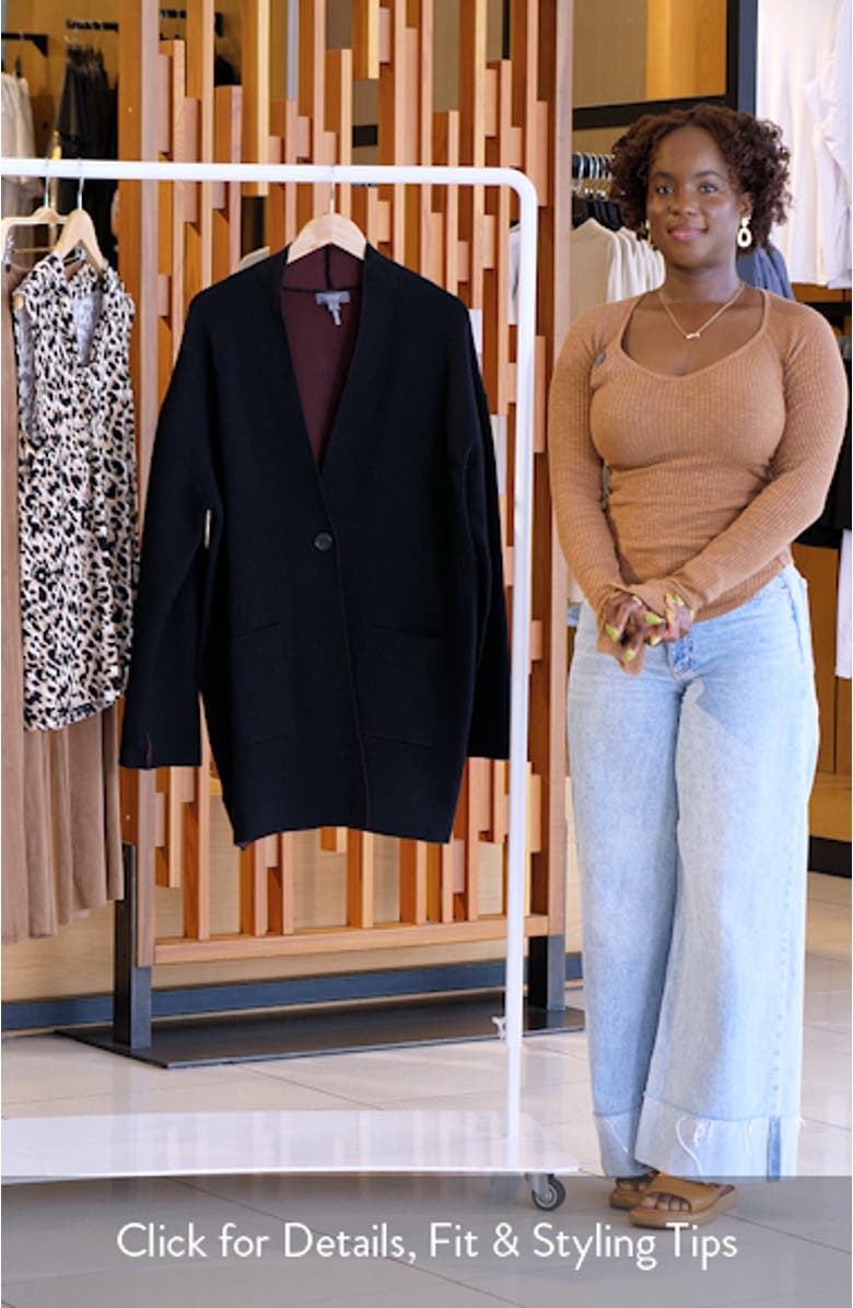 Nicolette Double Knit Cardigan, sales video thumbnail