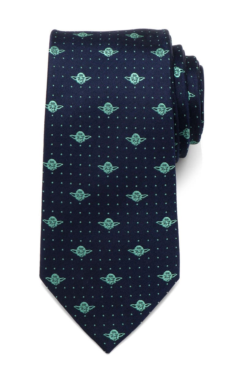 Cufflinks, Inc. Star Wars<sup>™</sup> - Yoda Silk Tie, Main, color, 
