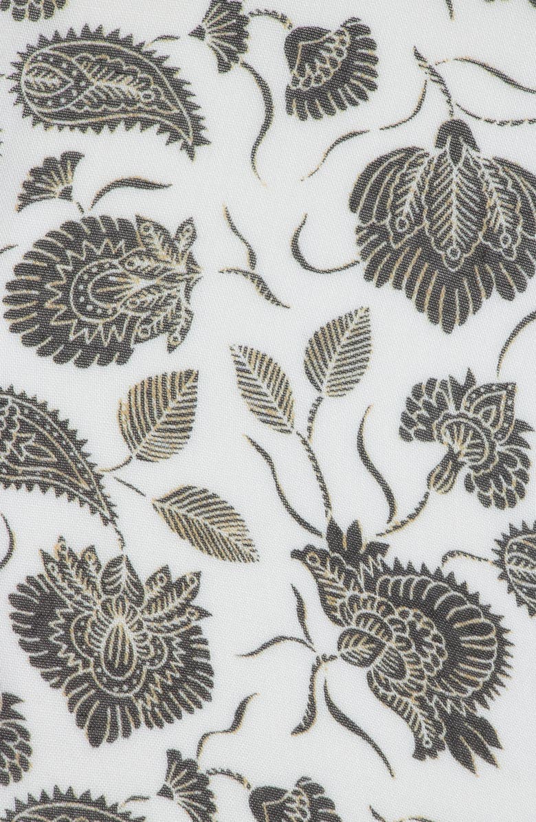 Rebecca Minkoff Lotus Print Fringe Scarf, Alternate, color,