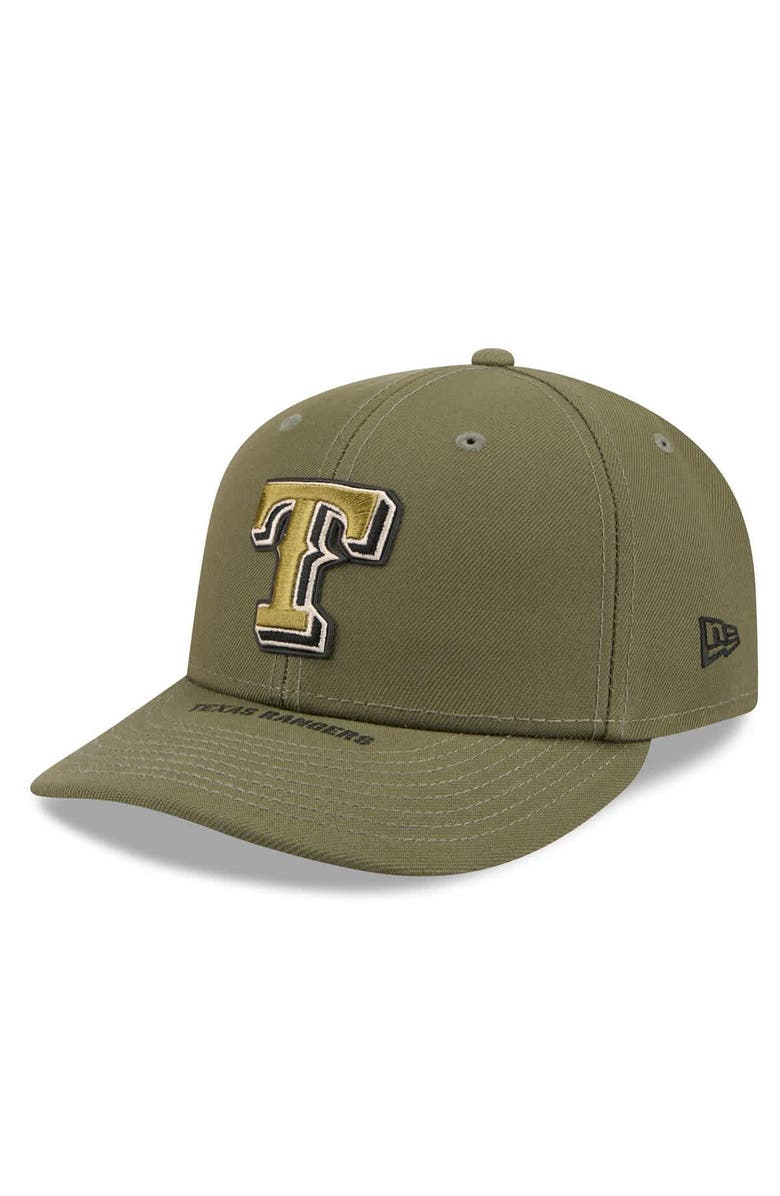 New Era Men's New Era  Olive Texas Rangers 2026 Armed Forces Day Low Profile 59FIFTY Fitted Hat, Alternate, color, Olive