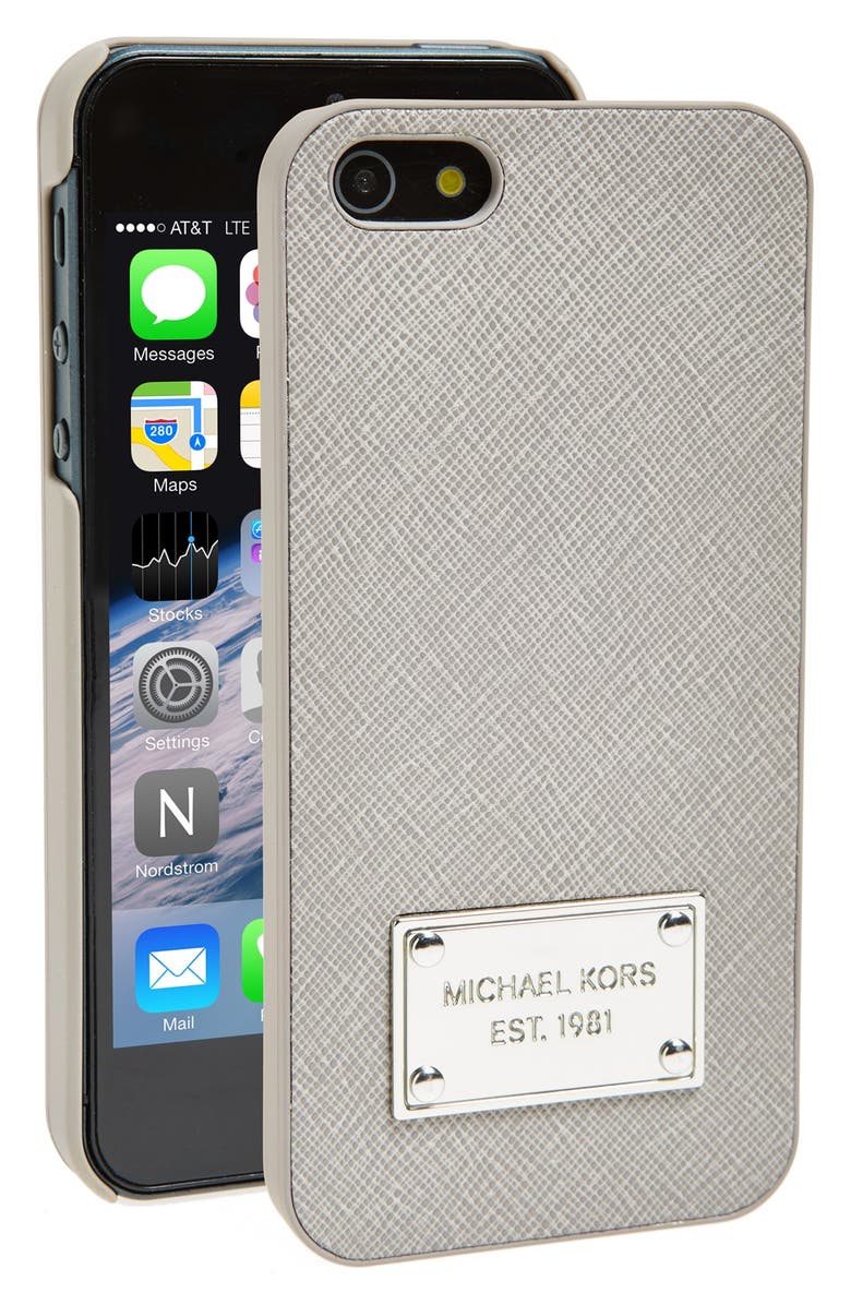 MICHAEL Michael Kors Saffiano Texture iPhone 5 Case, Main, color,