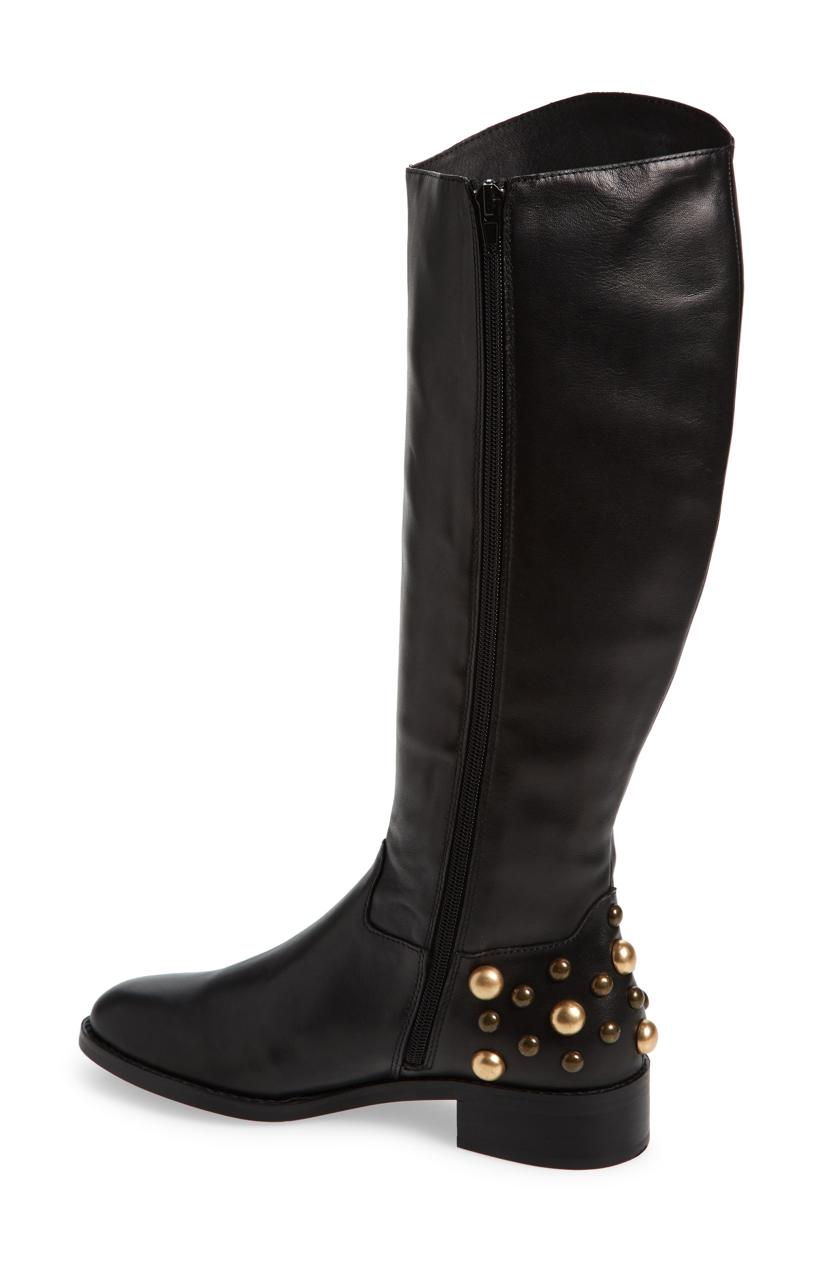 Cecelia New York Readding Stud Knee High Boot, Alternate, color, 