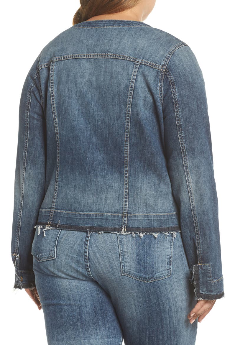 Tina Denim Jacket, Alternate, color, MEDIUM BASE WASH