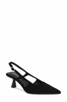 BERNESS Cleopatra Faux Suede Slingback Pump