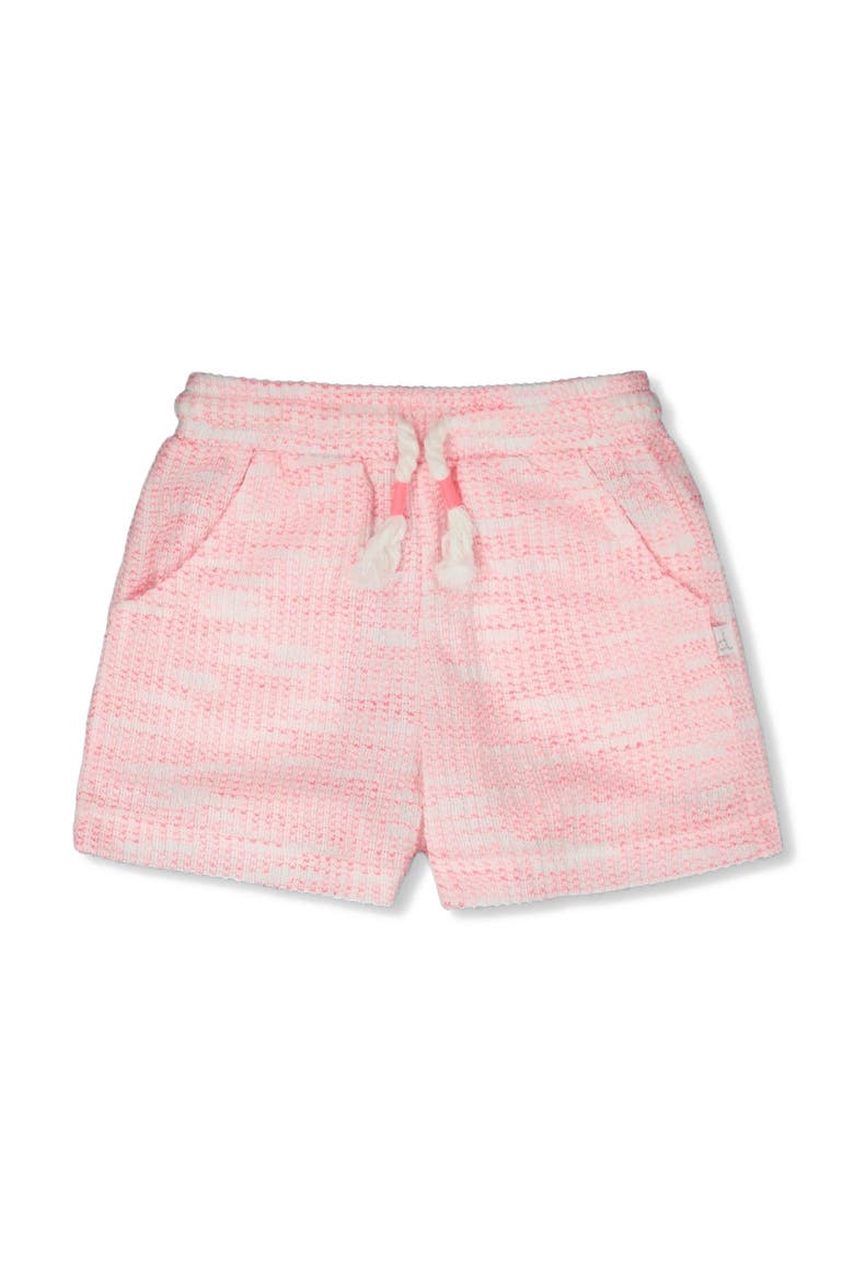 Elastic Waist Jacquard Knit Shorts, Main, color, Multicolor