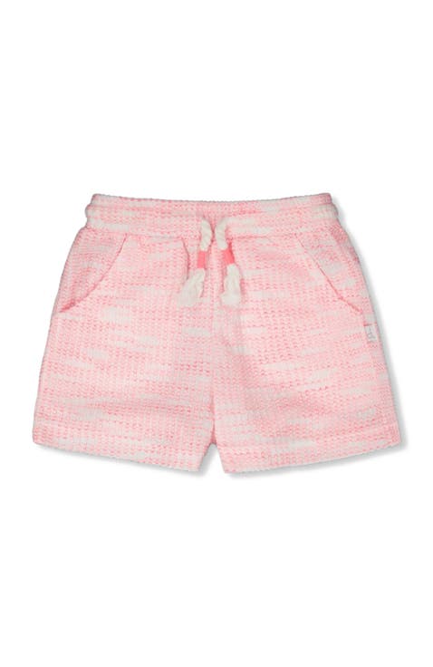 Elastic Waist Jacquard Knit Shorts (Toddler, Little Kid & Big Kid)