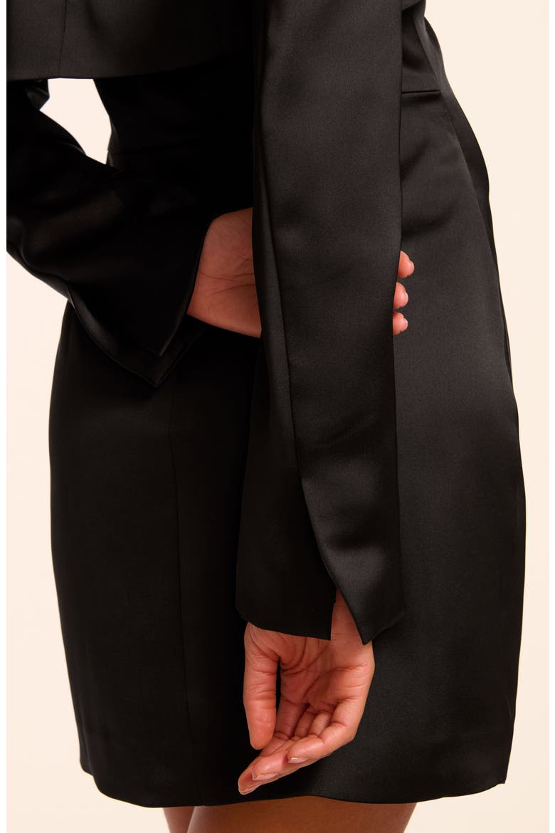 Gia Bolero Jacket, Alternate, color, BLACK