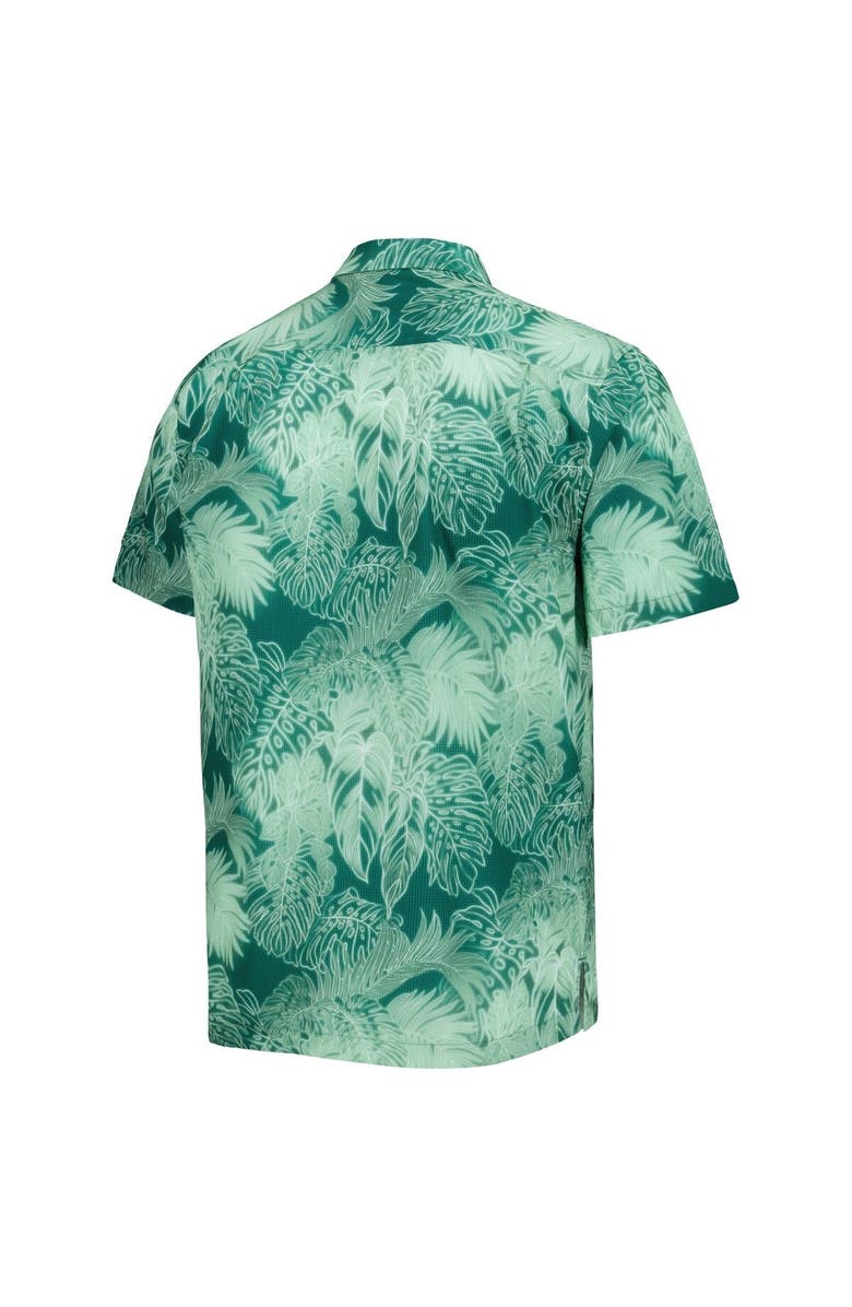 Tommy Bahama Men's Tommy Bahama Green Oakland Athletics Bahama Coast Luminescent Fronds IslandZone Button-Up Camp Shirt, Alternate, color, Green