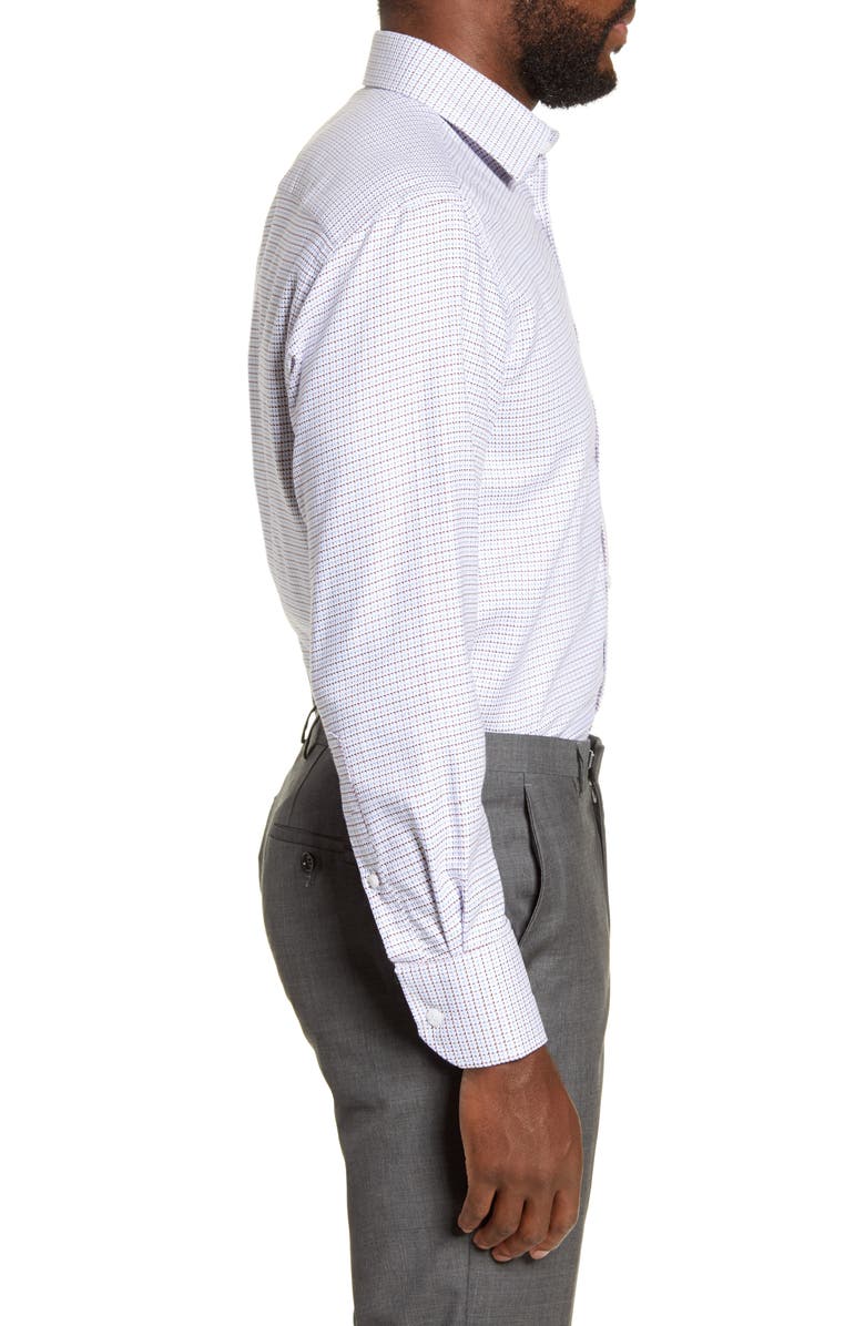 English Laundry Trim Fit Geometric Dress Shirt, Alternate, color,