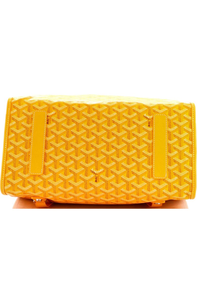 Pre-Owned Goyard Saint Leger Briefcase Backpack Coated Canvas, Alternate, color, Yellow