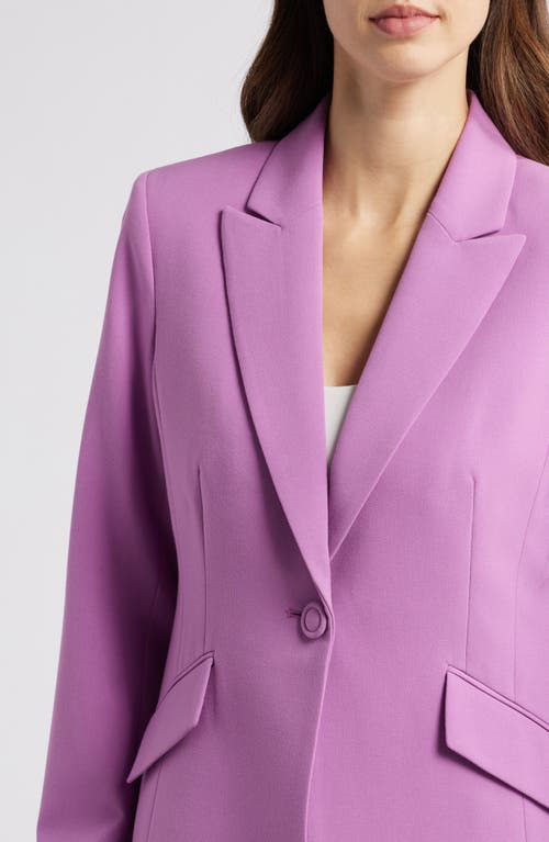 Tahari Asl One-button Jacket In Orchid