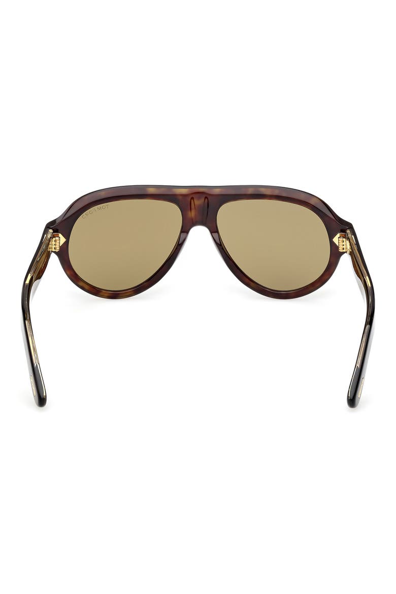 Icon 59mm Pilot Sunglasses, Alternate, color, SHINY CLASSIC DARK HAVANA
