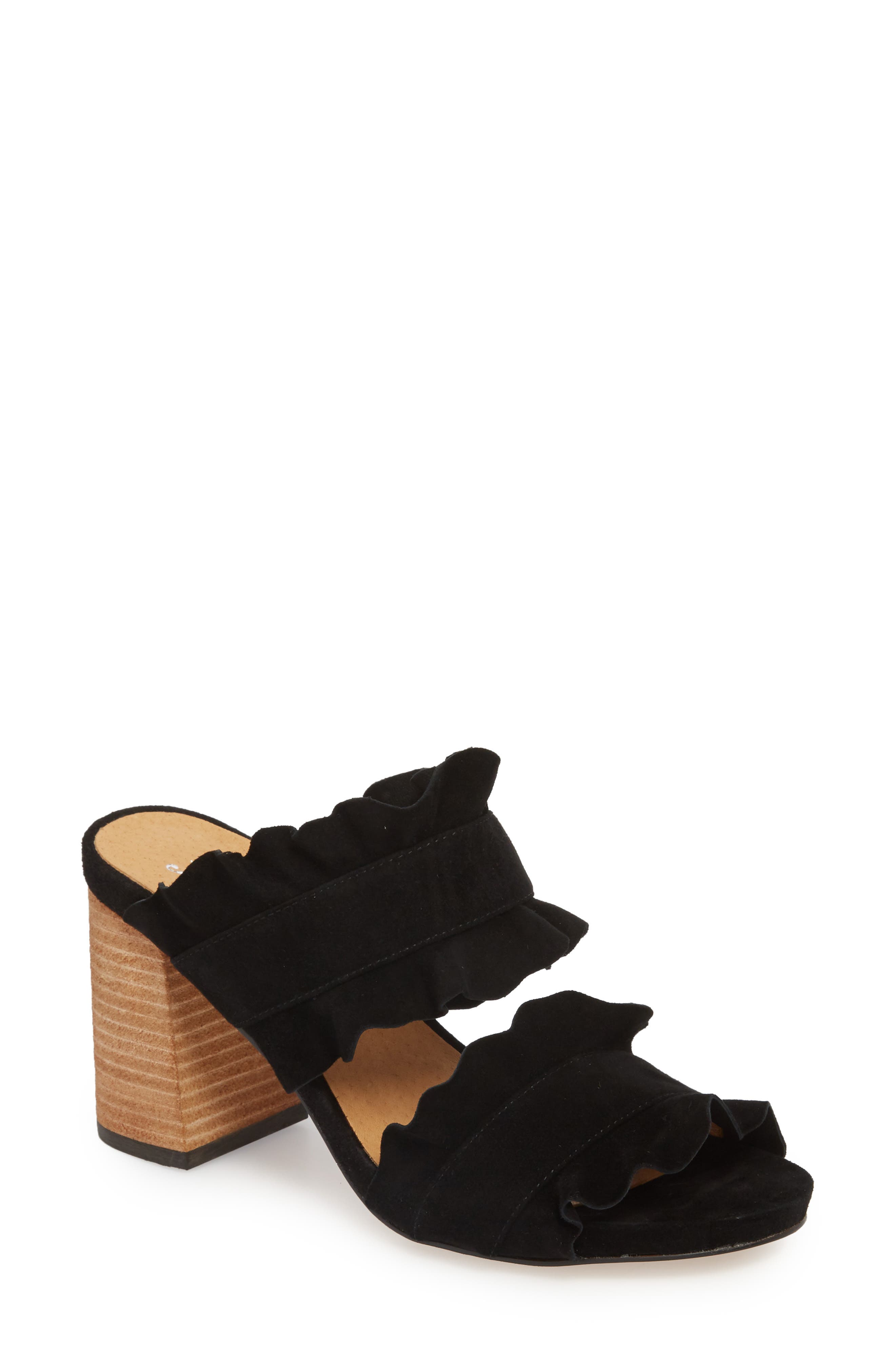 Free People Rosie Ruffle Slide Sandal, Main, color, 