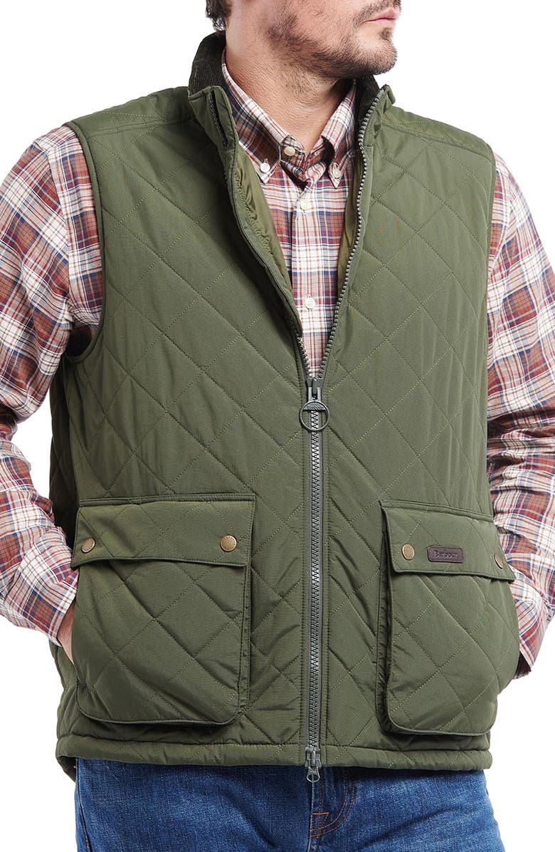 Barbour Fernwood Quilted Gilet Vest, Main, color, 