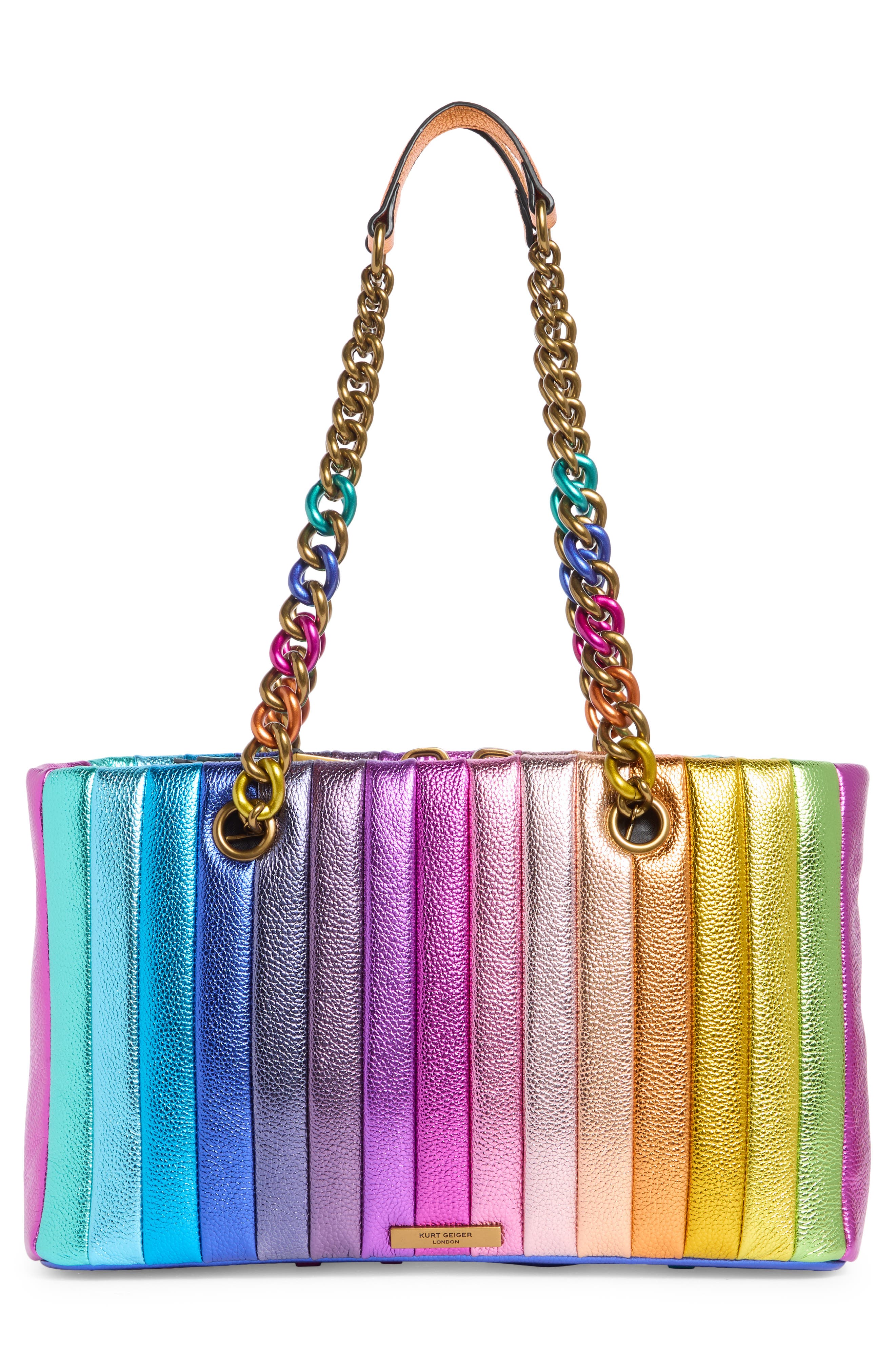 Kurt Geiger London Kensington Shoulder Bag, Alternate, color, Purple Multi