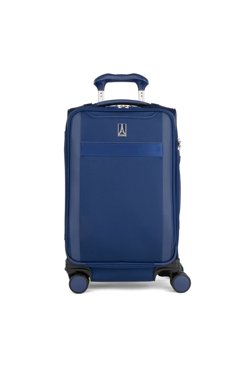 Versapack + Lightweight Softside Expandable 21" Carry On Spinner Luggage, Main, color, Estate Blue