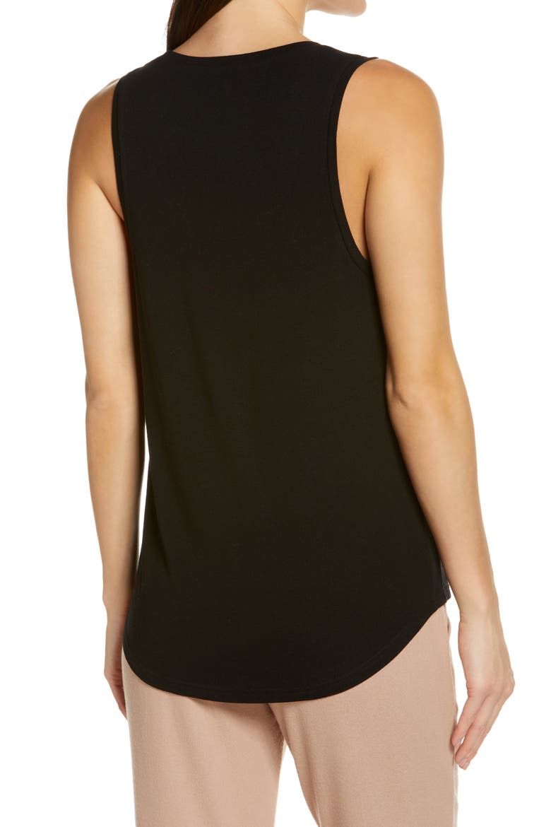 Scoop Neck Tank, Alternate, color, BLACK