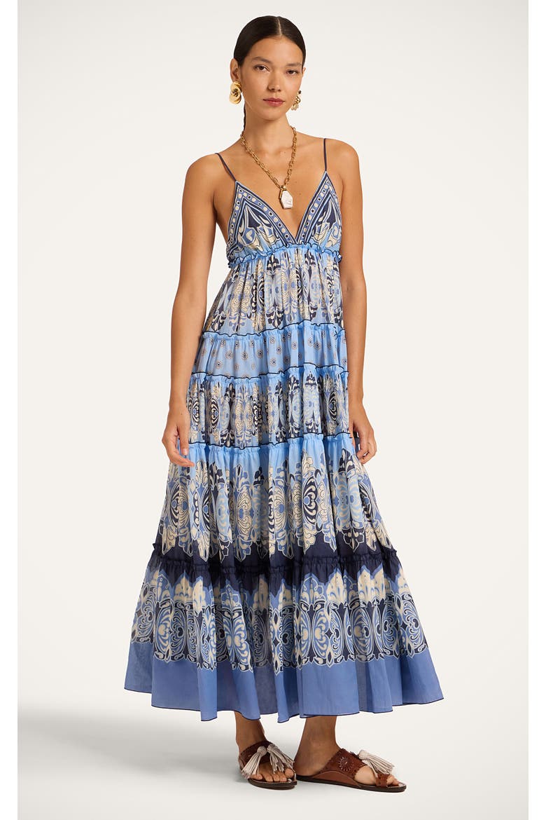Nymph Dress, Main, color, Cocoon Placée Blue