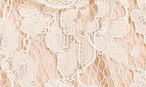 Wayf Clarisse Lace Top In Metallic