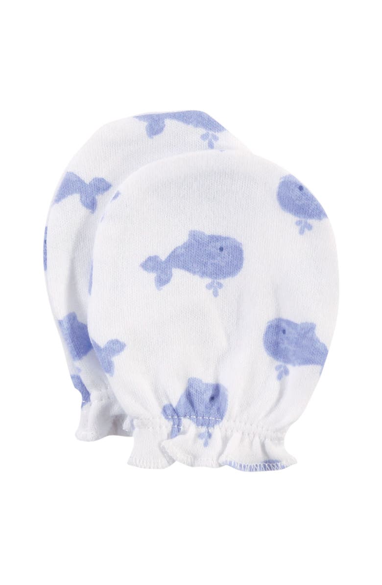 Hudson Baby Soft Cotton Anti-Scratch Mittens, Alternate, color, 