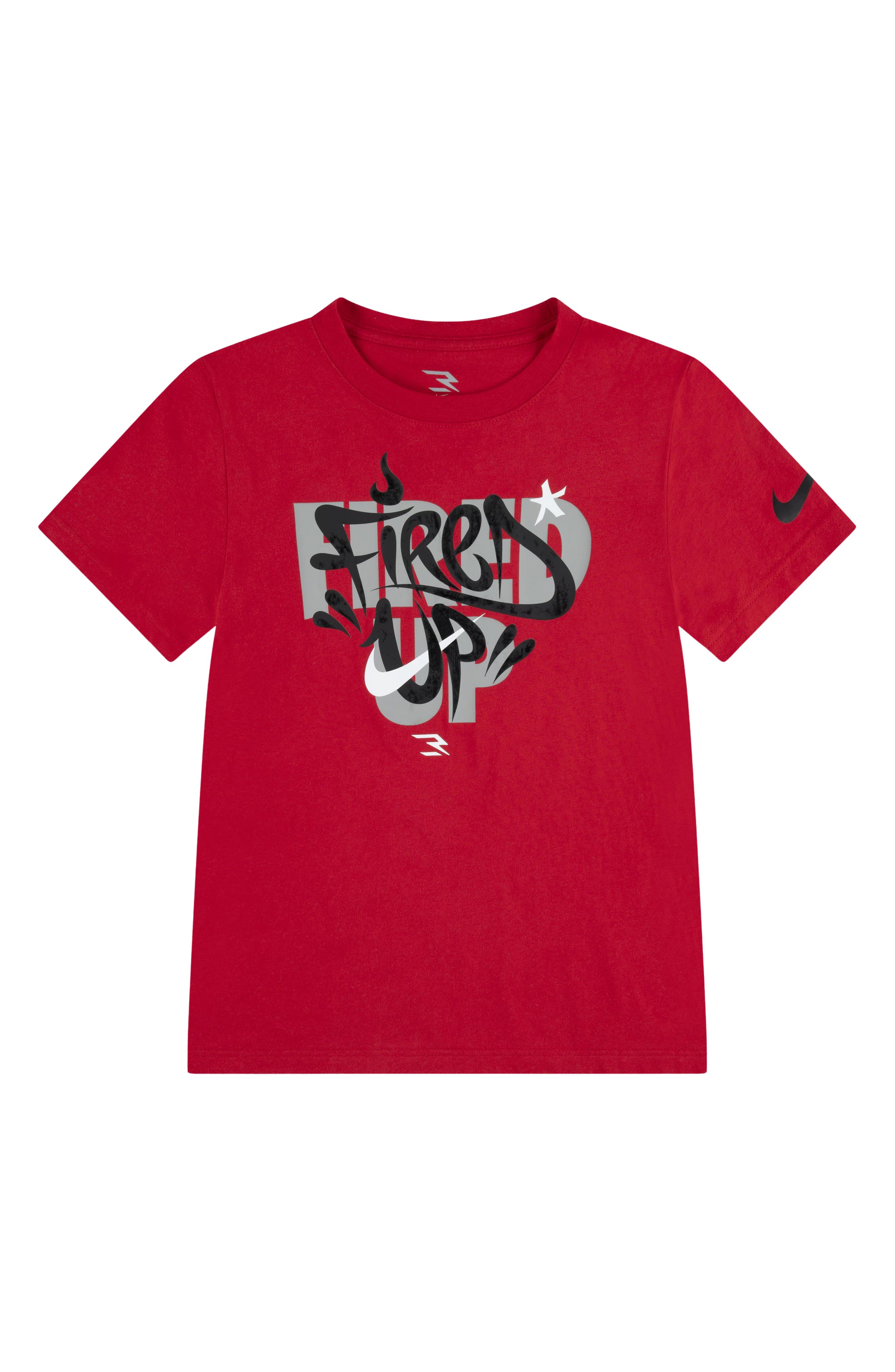 3 BRAND 3 BRAND KIDS' FIRED UP GRAFFITI GRAPHIC T-SHIRT