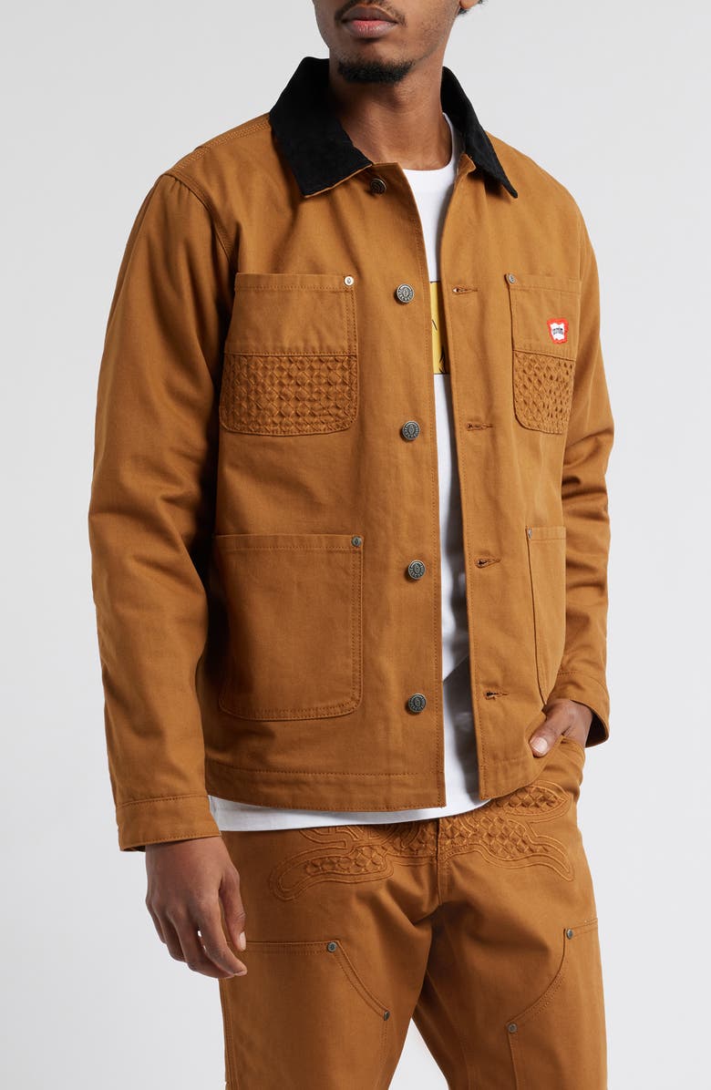 ICECREAM Cotton Canvas Work Chore Jacket, Main, color,