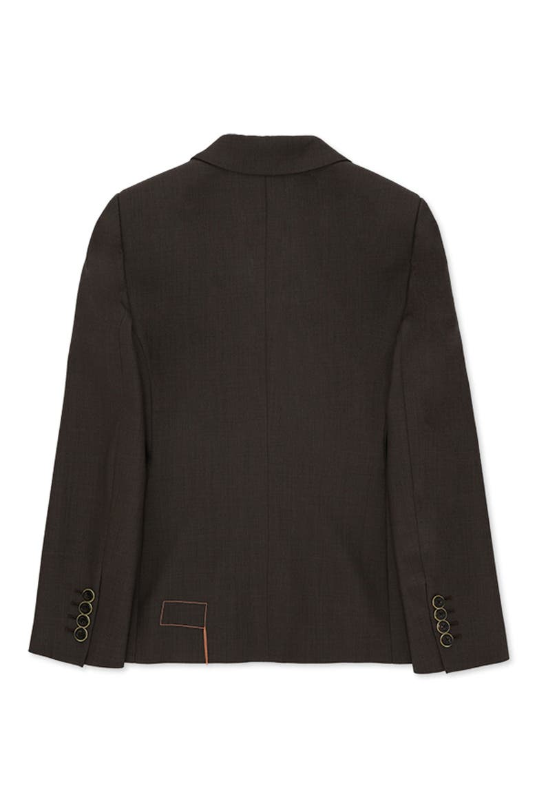 Dark Brown Fresco Wool Suit, Alternate, color, Dark Brown