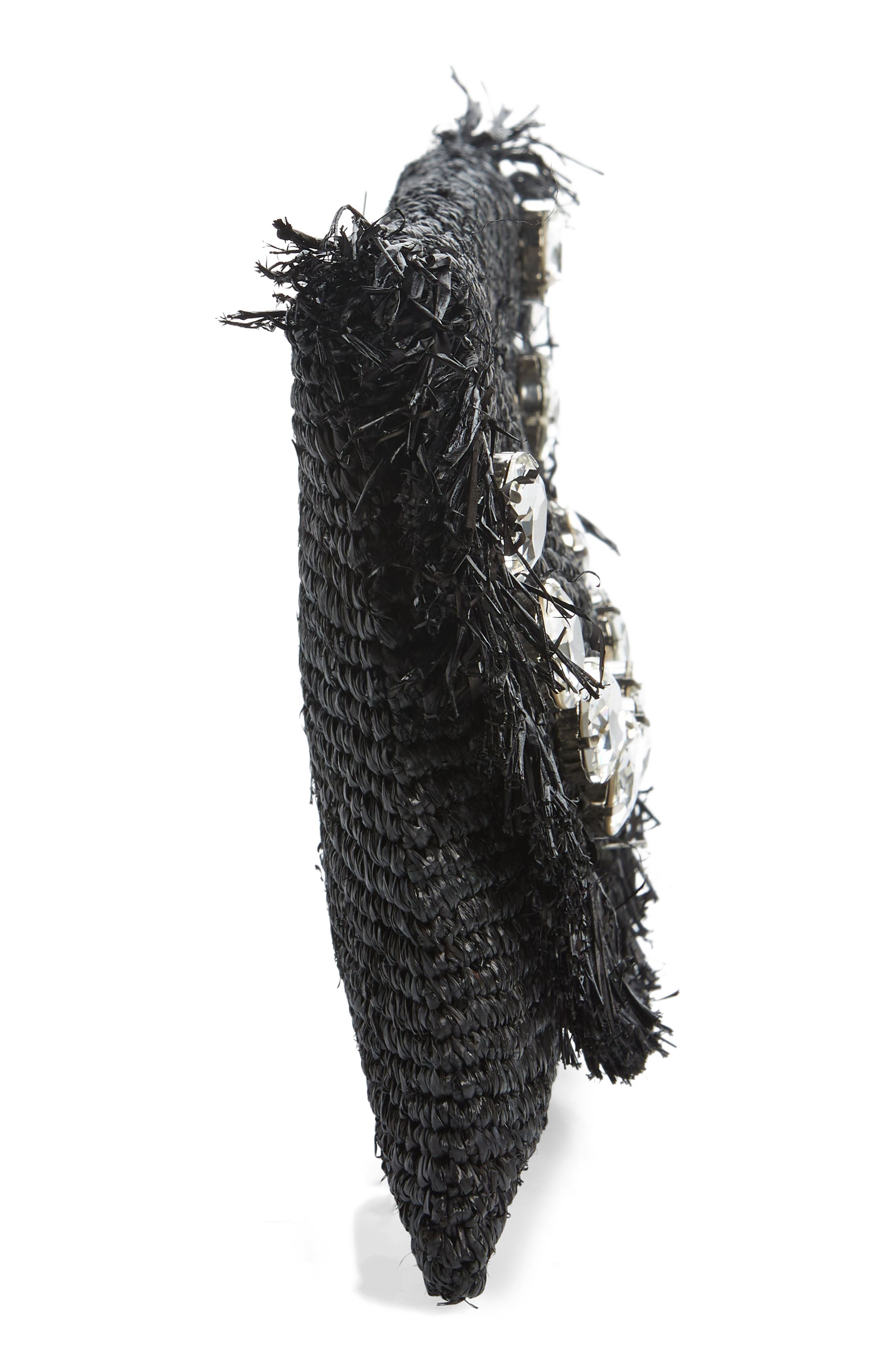 BTB Los Angeles Sera Straw Clutch, Alternate, color, 