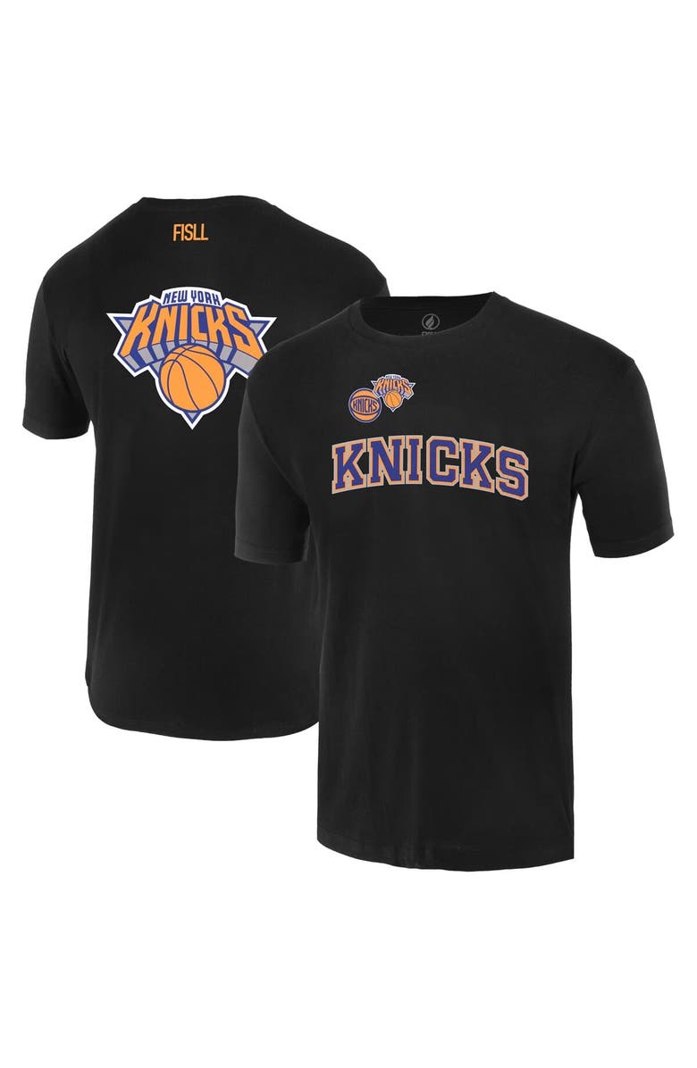 FISLL Unisex FISLL  Black New York Knicks Oversize Logo T-Shirt, Main, color, Black