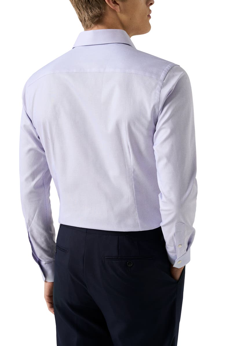Eton Contemporary Fit Dobby Dress Shirt, Alternate, color, Medium Pink