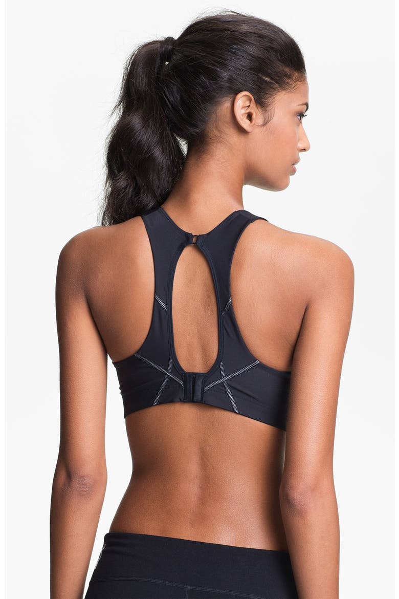 'Endurance' Bra, Alternate, color, BLACK