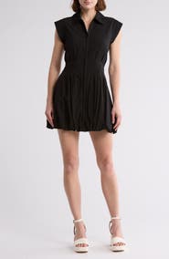 Lush Collared Bubble Dress