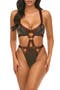 Jade Strappy Thong Teddy