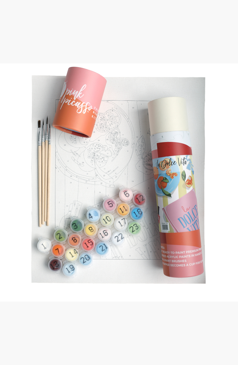 Pink Picasso Kits La Dolce Vita Paint by Numbers Kit, Alternate, color, 
