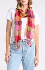 La Fiorentina Checkered Scarf