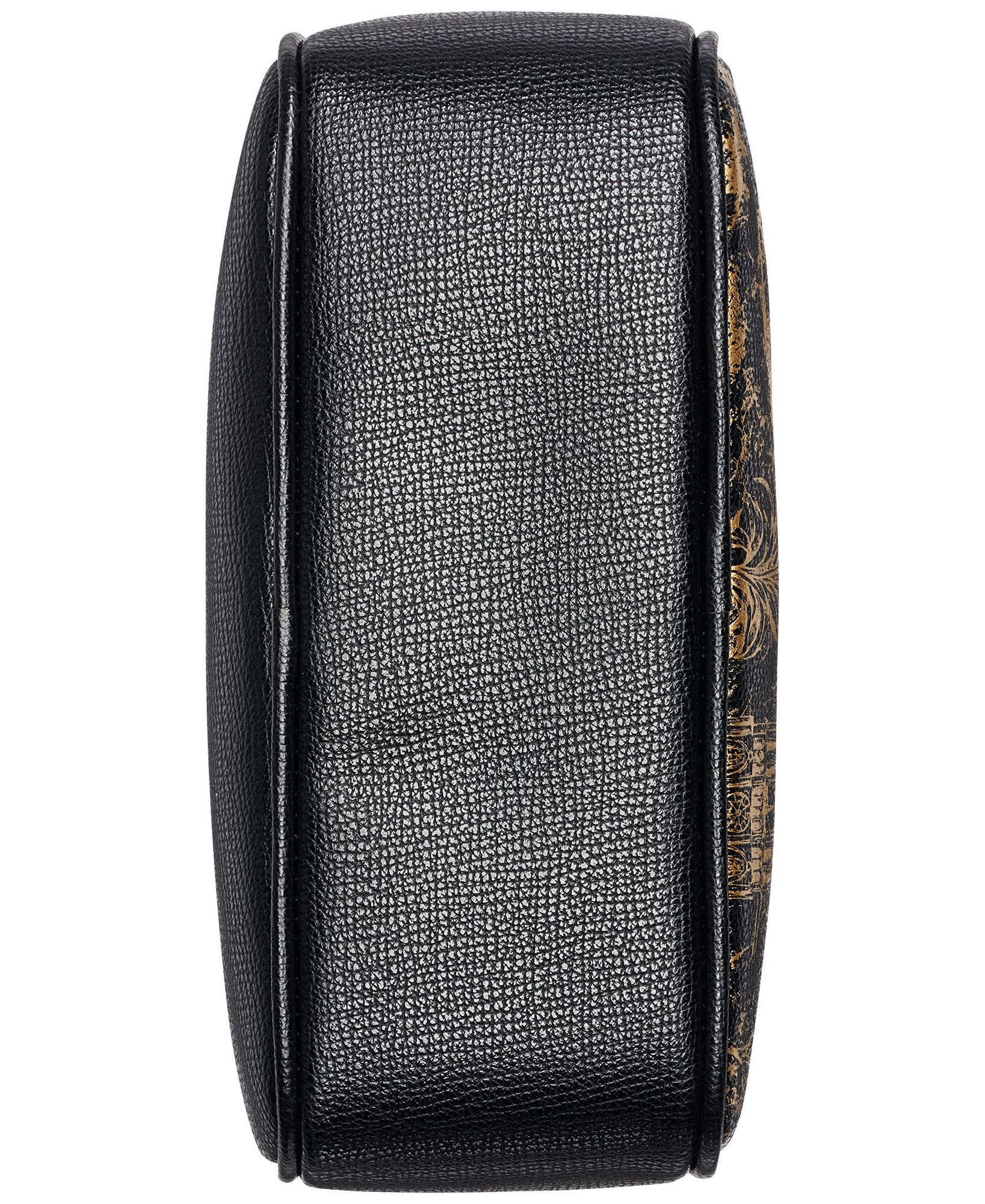 Printed Paris Crossbody, Alternate, color, Black/Gold