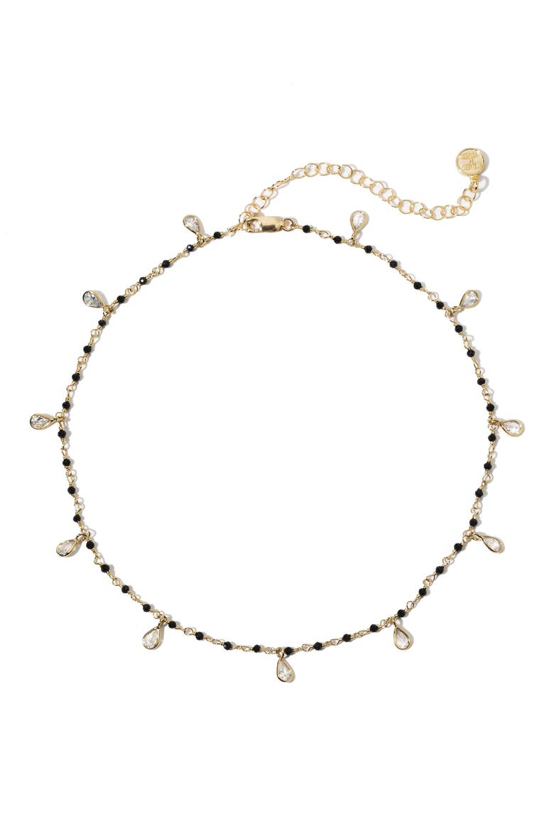 Dylan Shaker Choker Necklace, Main, color, GOLD