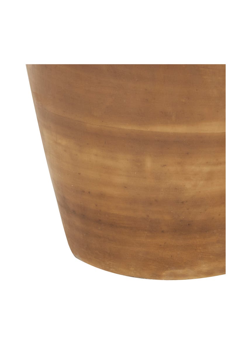 Brown Ceramic Vase, Alternate, color, BROWN