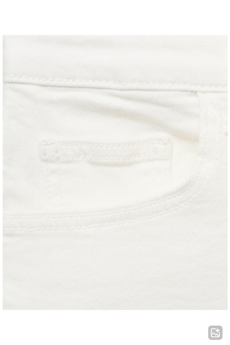 Fray Hem Low Rise Shorts, Alternate, color, OFF WHITE