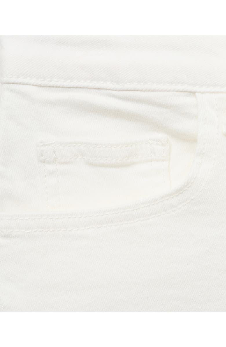 MANGO TEEN Fray Hem Low Rise Shorts, Alternate, color, Off White