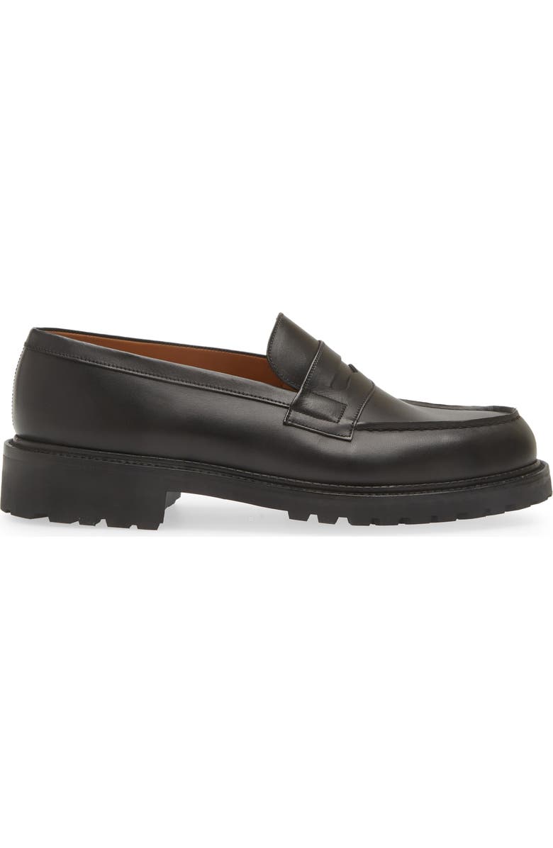 JM WESTON Commando 180 Penny Loafer, Alternate, color, Black